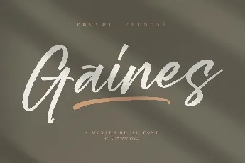 Gaines font