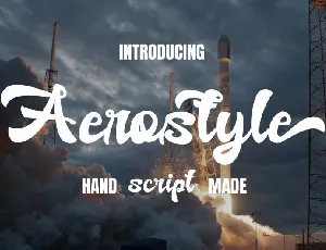 Aerostyle font