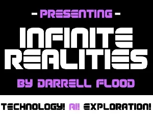 Infinite Realities font