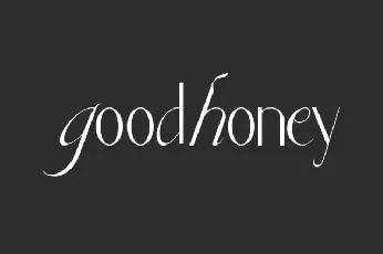 Good Honey font