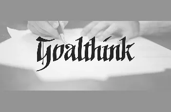 Goalthink font