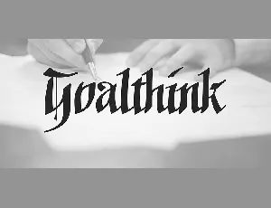 Goalthink font