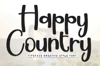 Happy Country Display font