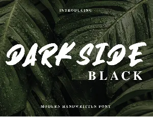 Darkside Black font