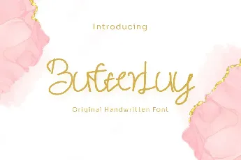 Butterluy font