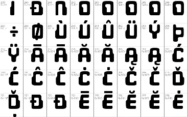 Unicephalon font