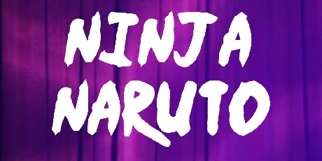 Ninja Naruto font