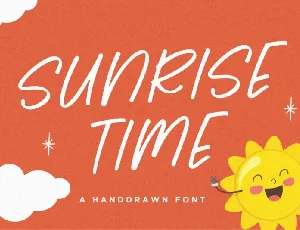 Sunrise Time font