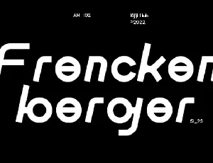 Frenckenberger font