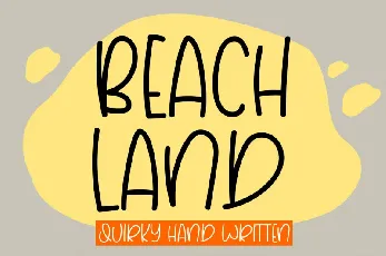 Beach Land font