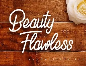 Beauty Flawless font