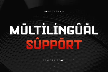 Soccer font