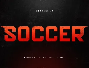 Soccer font