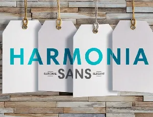 Harmonia Sans font