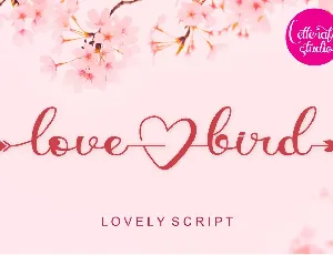 lovebird - Personal Use font