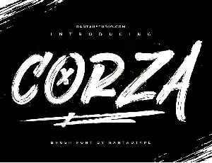 Corza font