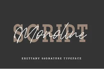 Krettany Signature font