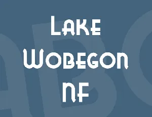 Lake Wobegon NF font