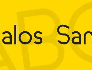 Kalos Sans font