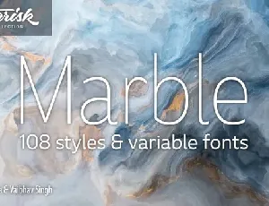 Marble Family font