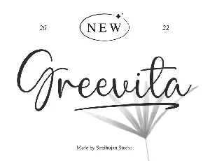 Greevita font