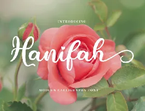 Hanifah Script font