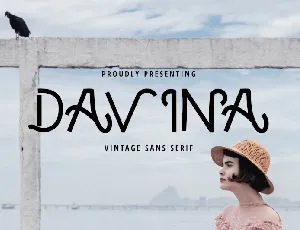 Davina â€“ Vintage Sans Serif font