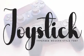 Joystick Script font