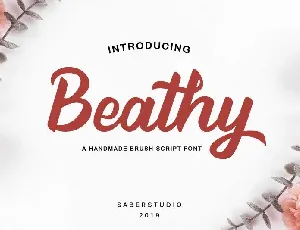 Beathy Handwritten font