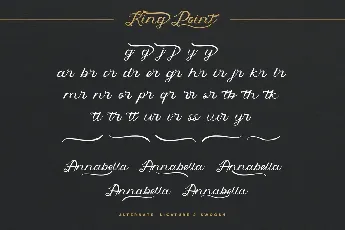 King Point Demo font