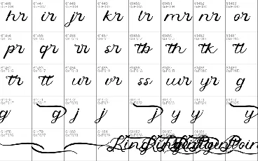 King Point Demo font