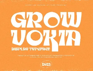 Growvokia DEMO font