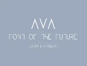 AVA font