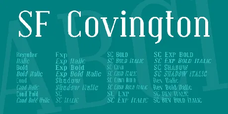 SF Covington font