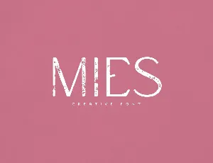 Mies font