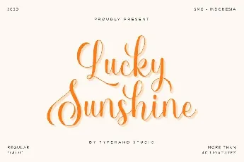 Lucky Sunshine font