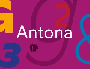 Antona font