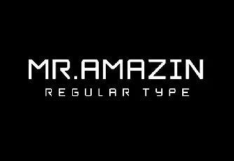 Mr.Amazin Display font