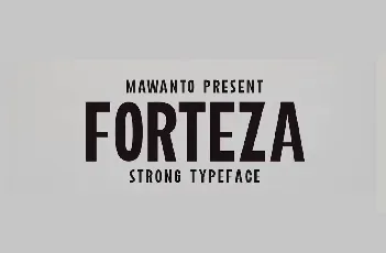 Forteza font