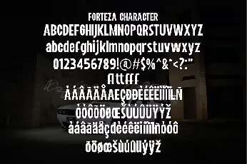 Forteza font