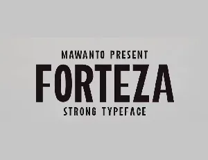 Forteza font