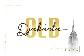 Old Djakarta Duo font