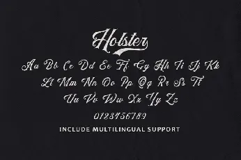 Holster font