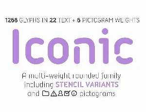 Iconic Family font