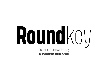 Roundkey Family font