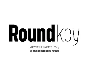 Roundkey Family font