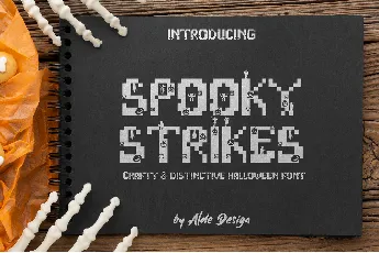 Spooky Strikes font