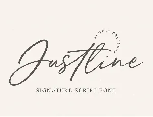 Justline font