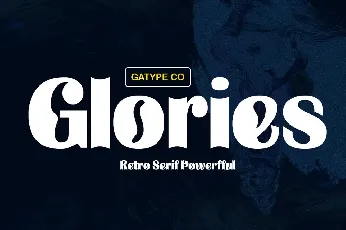 Glories font