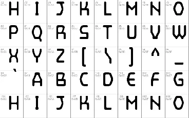 Mainframe font